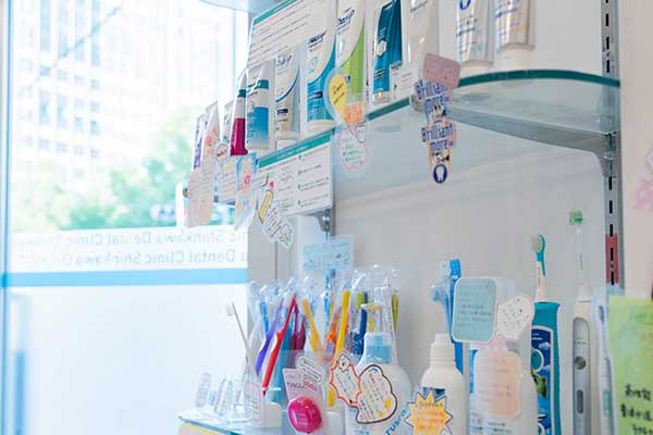 新川デンタルのケアグッズ